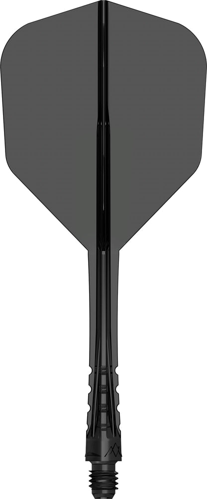 Mission Force 90 Vortex Clear Black No6 Moulded Flight & Shaft