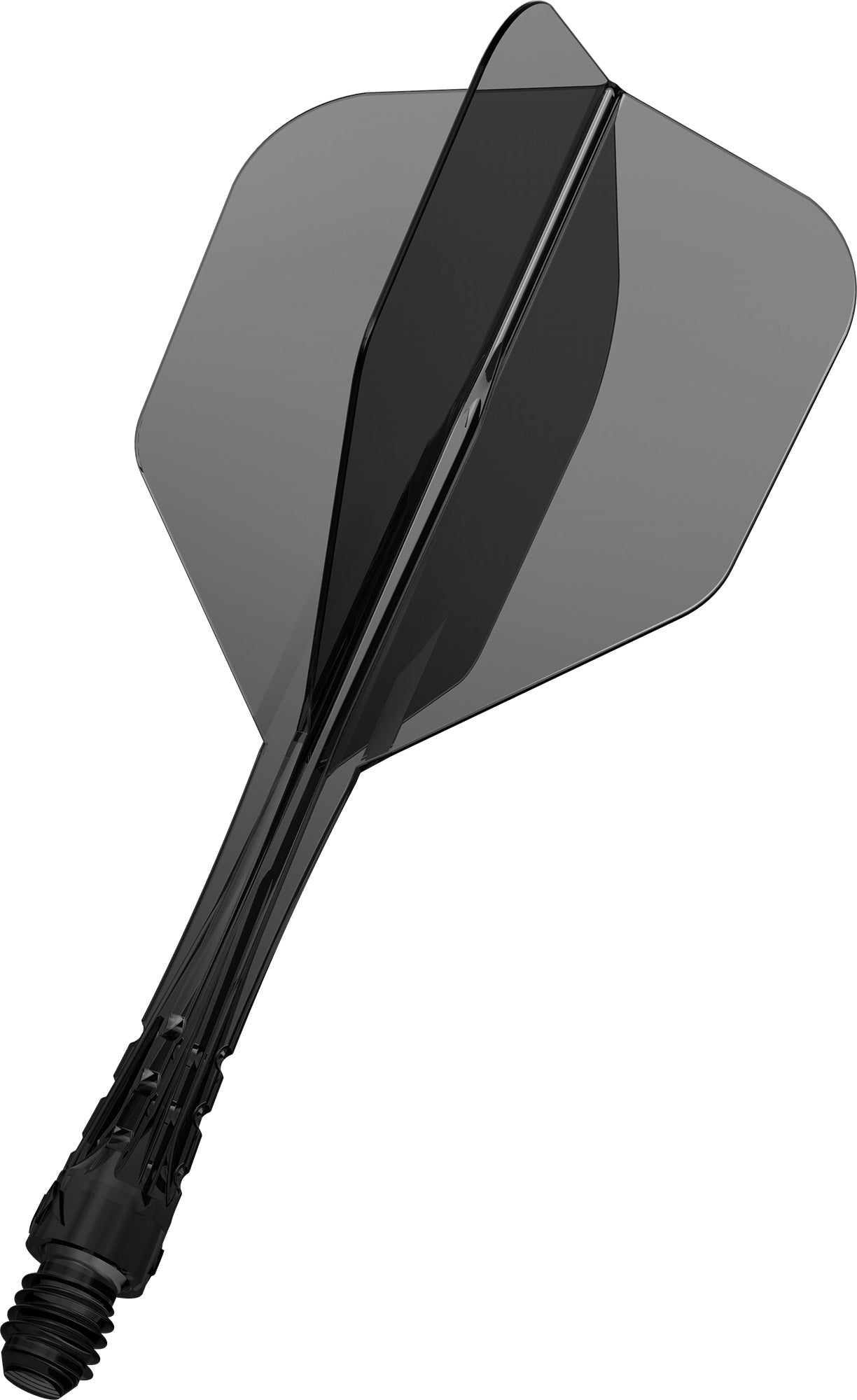 Mission Force 90 Vortex Clear Black No6 Moulded Flight & Shaft