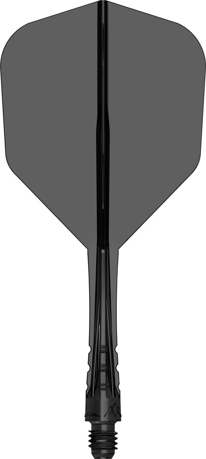 Mission Force 90 Vortex Clear Black No6 Moulded Flight & Shaft