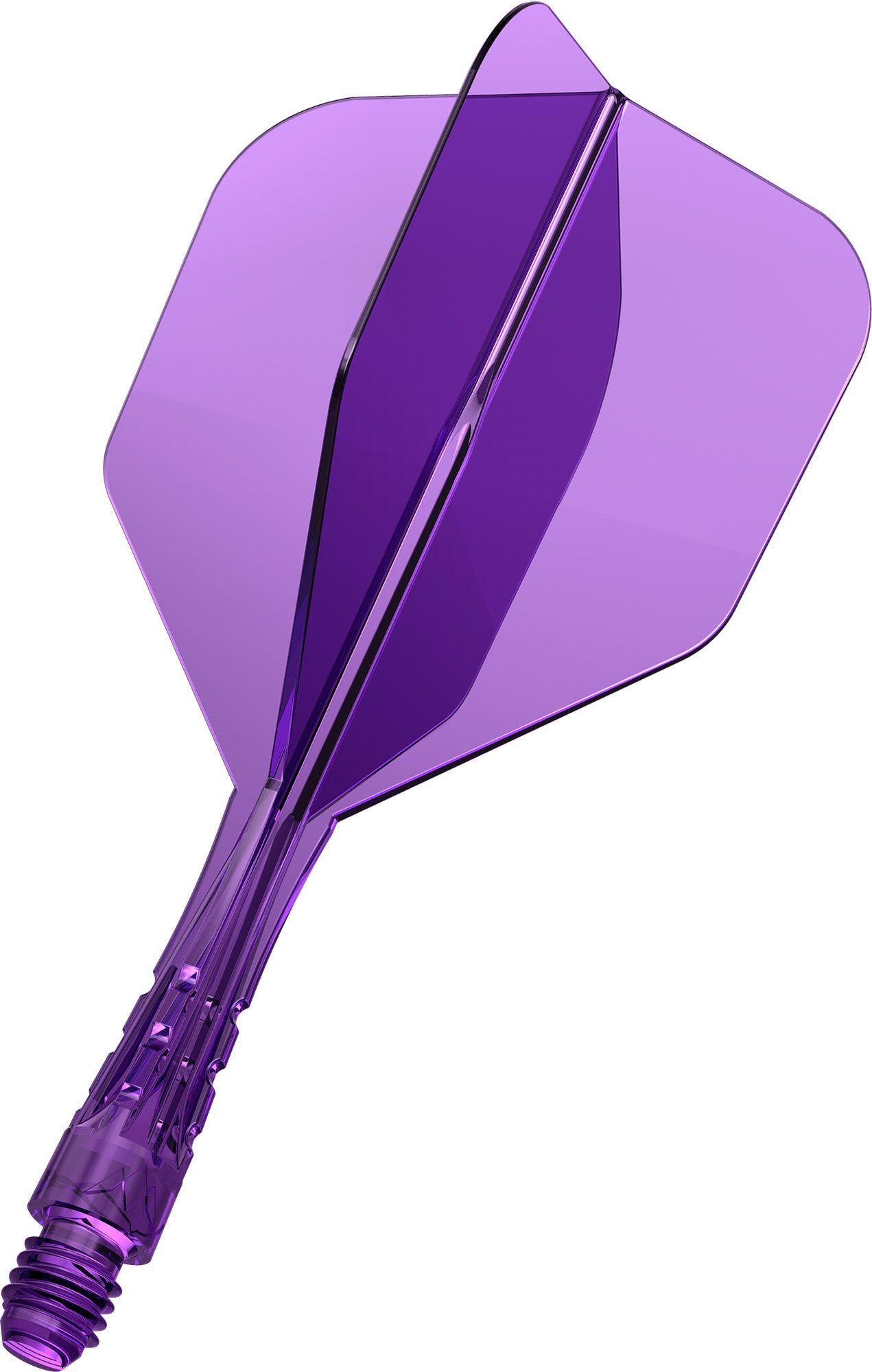 Mission Force 90 Vortex Clear Purple No6 Moulded Flight & Shaft