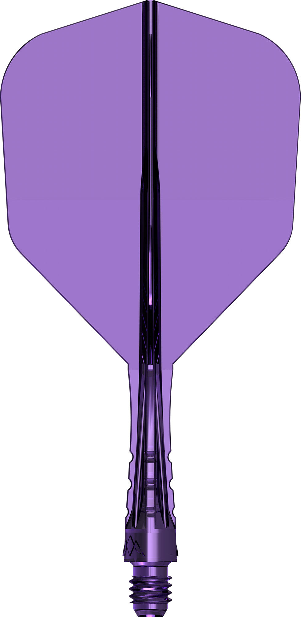 Mission Force 90 Vortex Clear Purple No6 Moulded Flight & Shaft