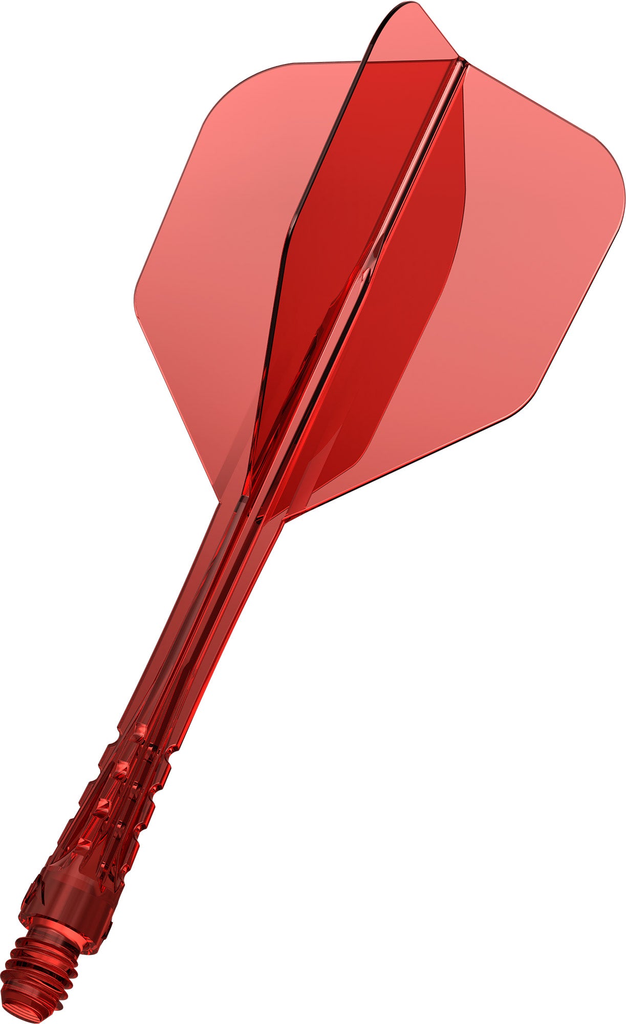 Mission Force 90 Vortex Clear Red No6 Moulded Flight & Shaft