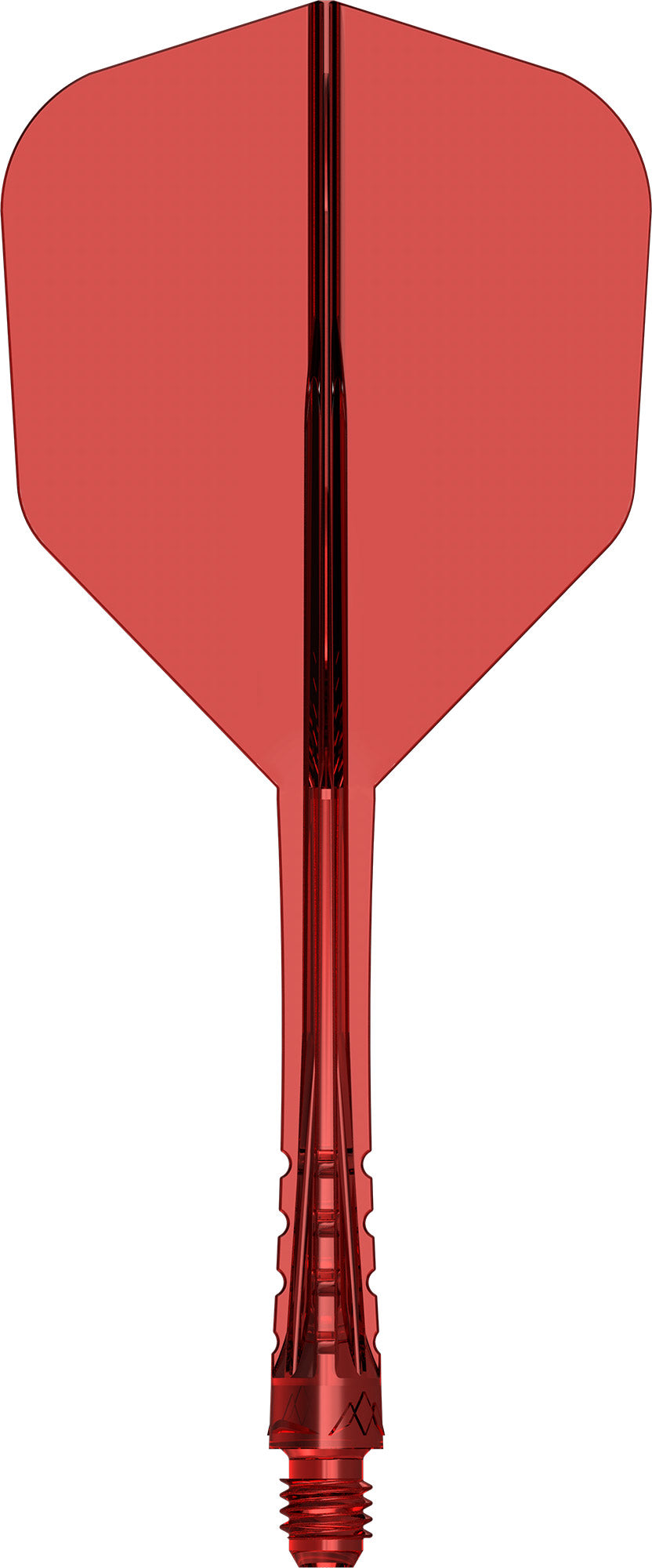 Mission Force 90 Vortex Clear Red No6 Moulded Flight & Shaft