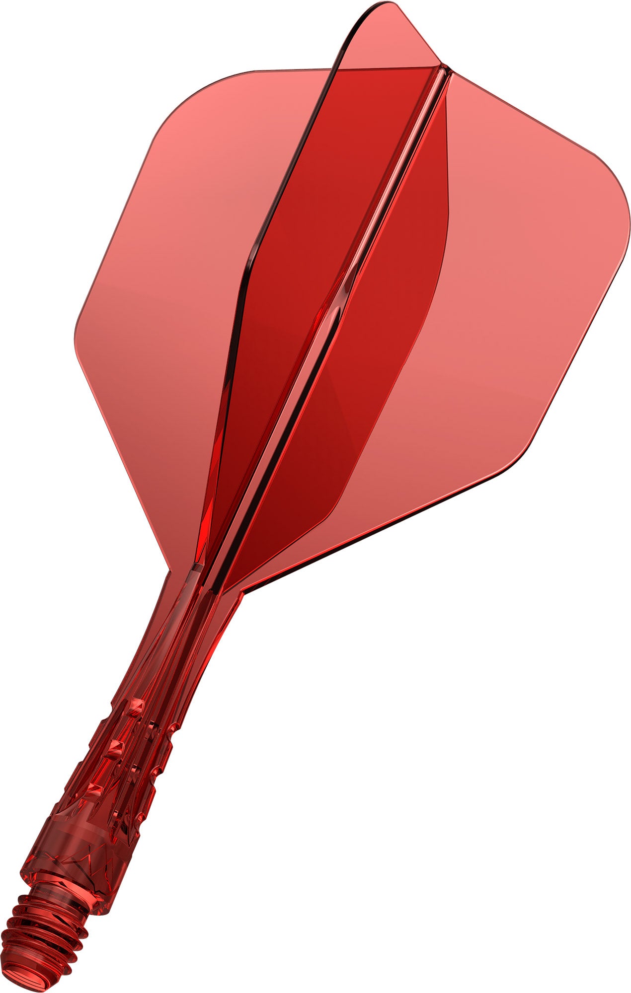 Mission Force 90 Vortex Clear Red No6 Moulded Flight & Shaft