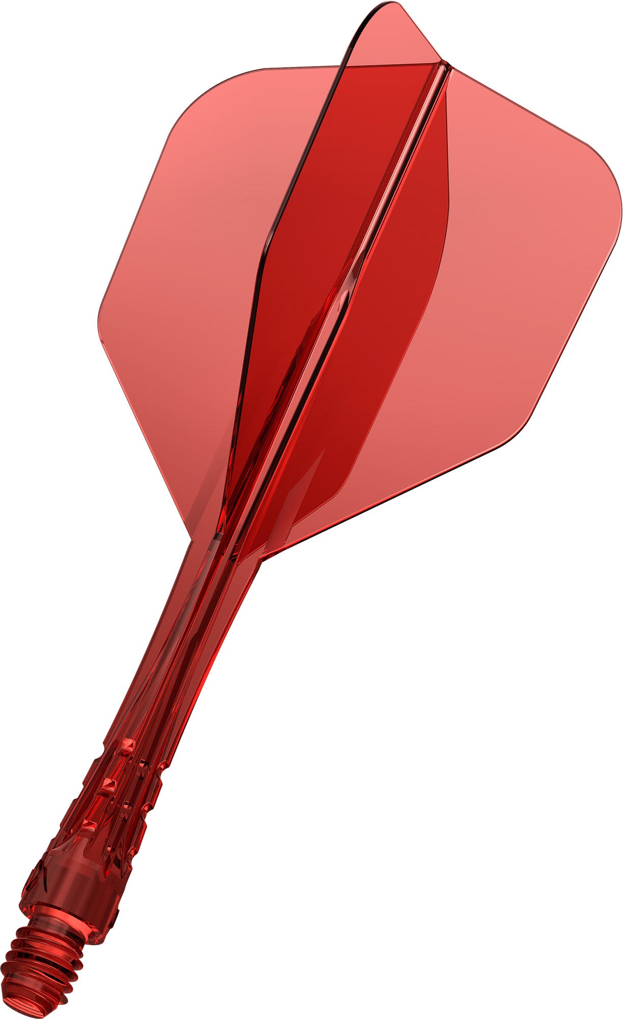 Mission Force 90 Vortex Clear Red No6 Moulded Flight & Shaft