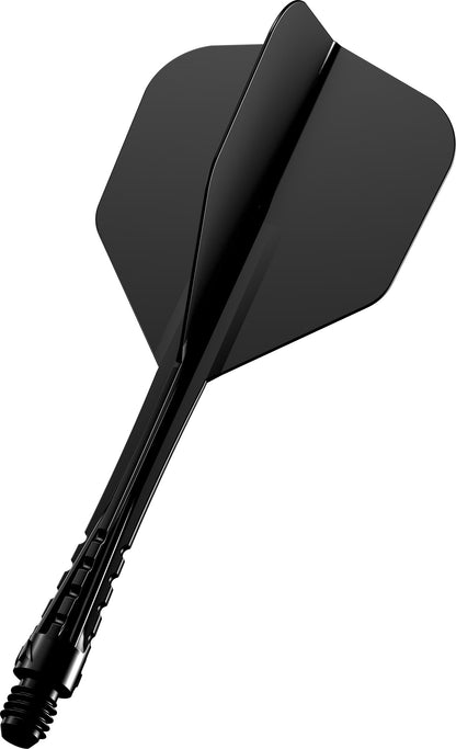 Mission Force 90 Vortex Black No6 Moulded Flight & Shaft