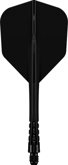 Mission Force 90 Vortex Black No6 Moulded Flight & Shaft