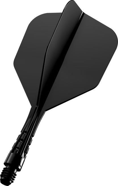 Mission Force 90 Vortex Black No6 Moulded Flight & Shaft