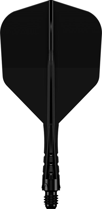 Mission Force 90 Vortex Black No6 Moulded Flight & Shaft