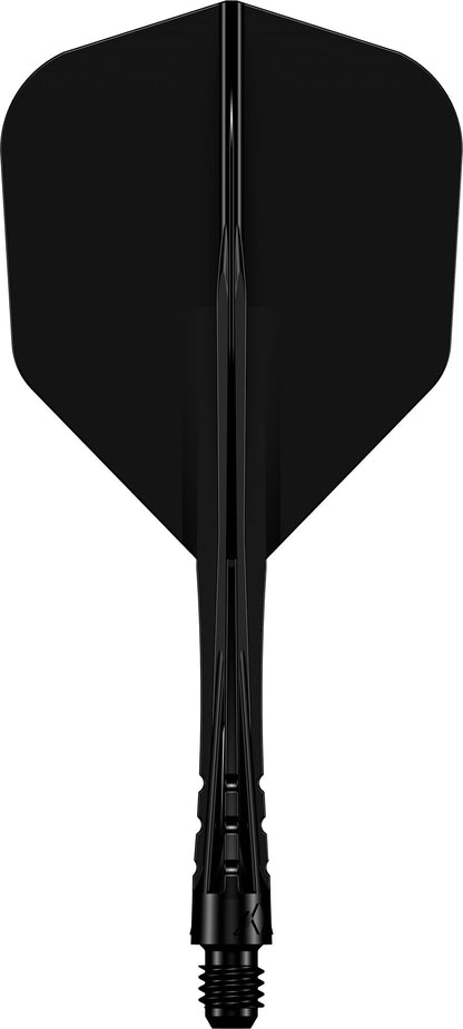 Mission Force 90 Vortex Black No6 Moulded Flight & Shaft