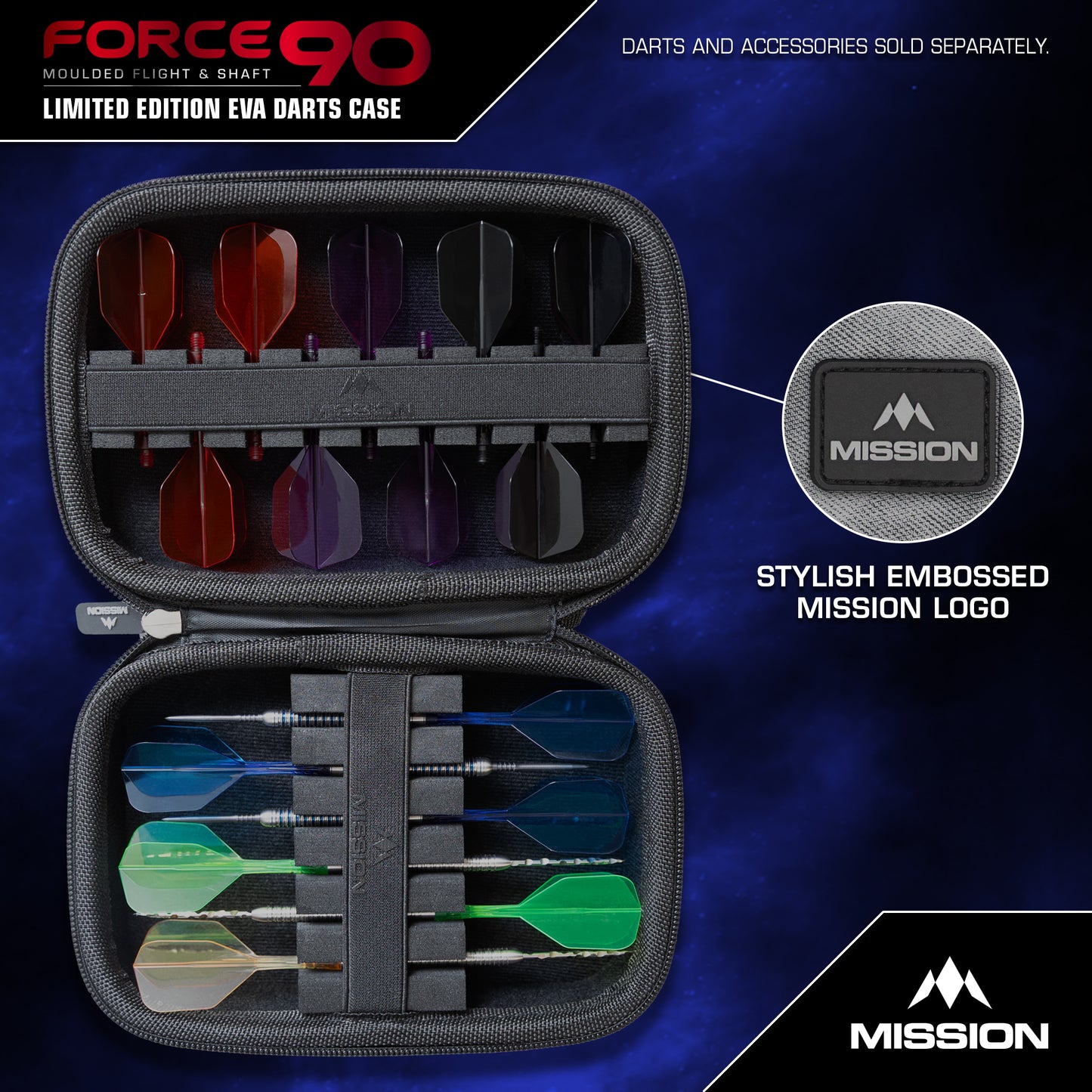 Mission Force 90 EVA Large Limited Edition Grey Denim Dart Case