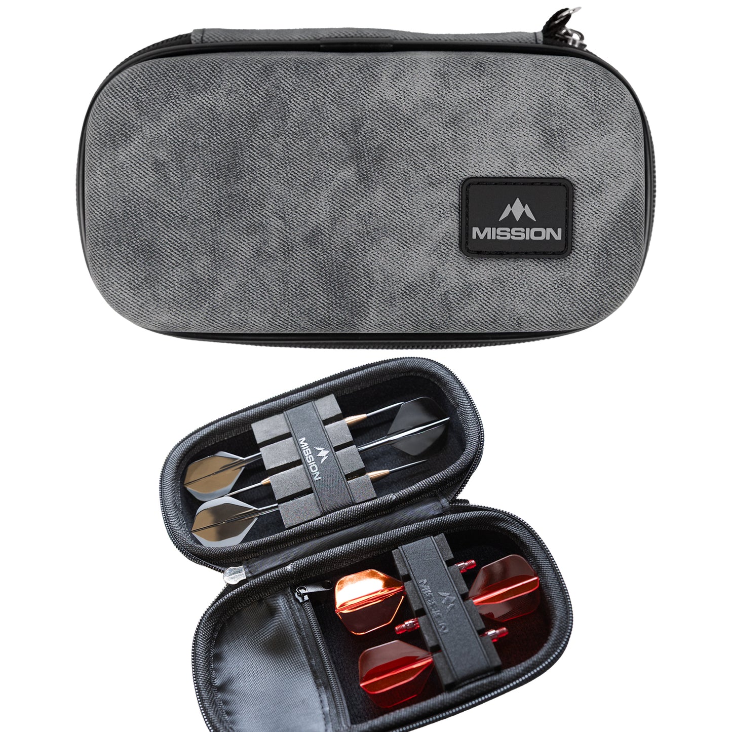 Mission Force 90 EVA Slim Limited Edition Grey Denim Dart Case