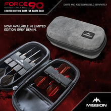 Mission Force 90 EVA Slim Limited Edition Grey Denim Dart Case