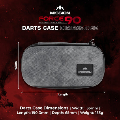 Mission Force 90 EVA Slim Limited Edition Grey Denim Dart Case
