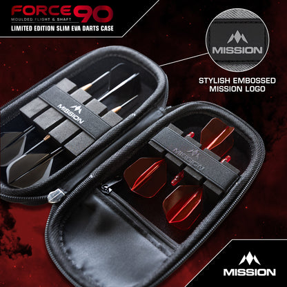 Mission Force 90 EVA Slim Limited Edition Grey Denim Dart Case