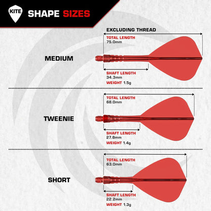 Mission Force Vortex 90 Black Kite Moulded Flight & Shaft