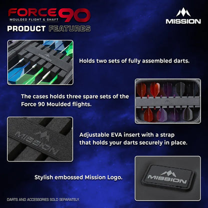 Mission Force 90 EVA Large Dart Case