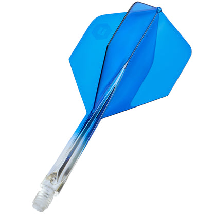 Unicorn Forge Plus Two-Tone Clear & Blue Flight System