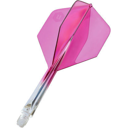 Unicorn Forge Plus Two-Tone Clear & Pink Flight System