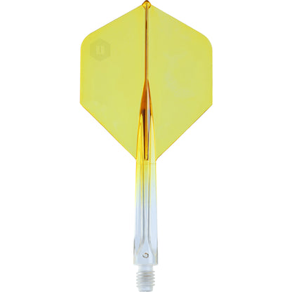Unicorn Forge Plus Two-Tone Clear & Yellow Flight System