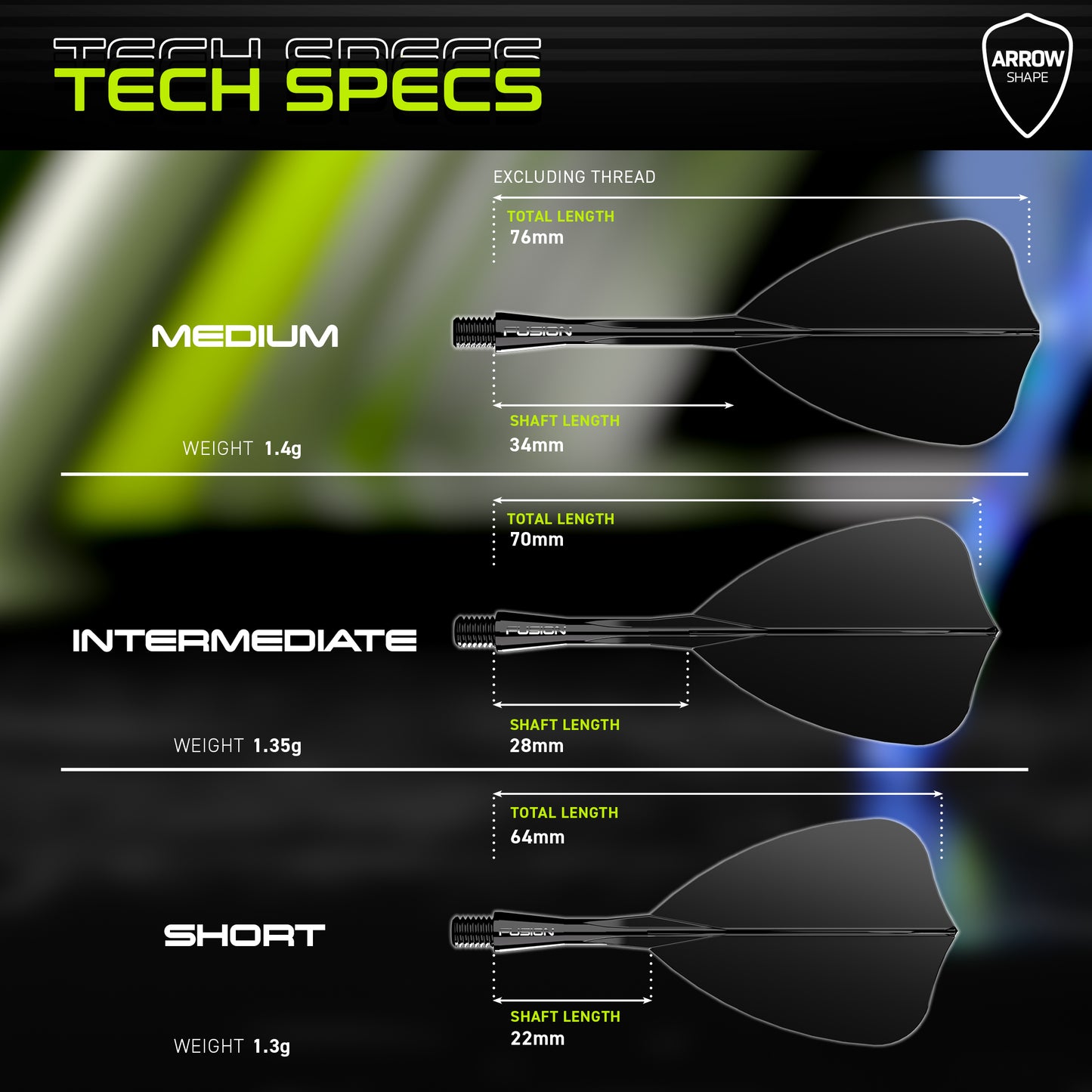Winmau Fusion Arrow Flight & Shaft