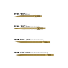 Harrows Gold Micro Grip Quick Points