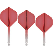 Mission Force 90 Gradient Transparent Red No2 Moulded Flight & Shaft System