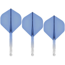 Mission Force 90 Gradient Transparent Blue No2 Moulded Flight & Shaft System