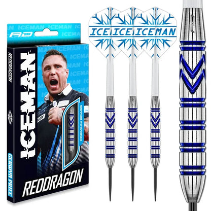 Red Dragon Gerwyn Price Brass Steel Tip Dart Set