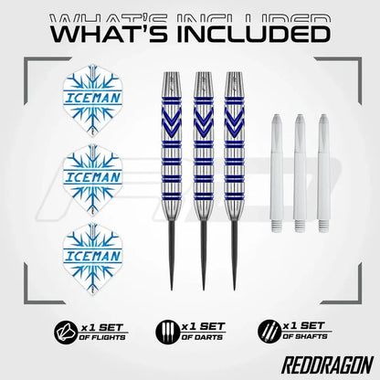 Red Dragon Gerwyn Price Brass Steel Tip Dart Set