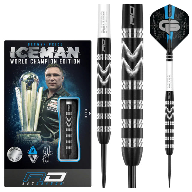 Red Dragon Gerwyn Price Onyx SE 90% Tungsten Steel Tip Dart Set