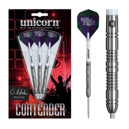Unicorn Greg Ritchie 95% Tungsten Steel Tip Dart Set