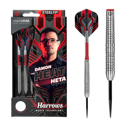 Harrows Damon Heta Natural 90% Tungsten Steel Tip Dart Set