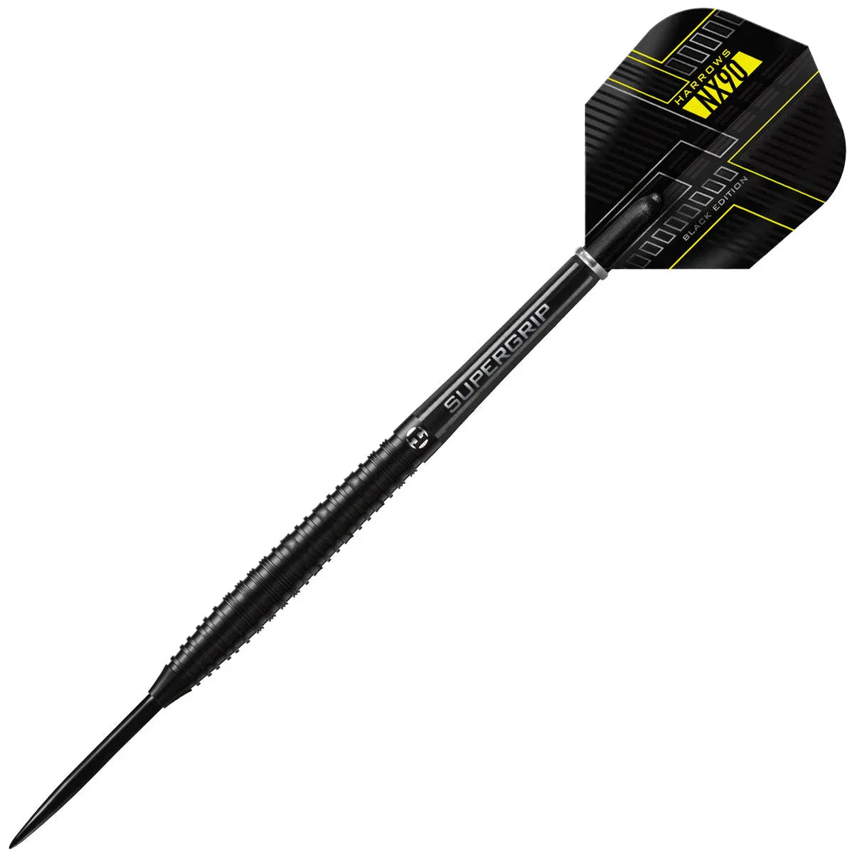 Harrows NX90 (Black Edition) 90% Tungsten Steel Tip Dart Set