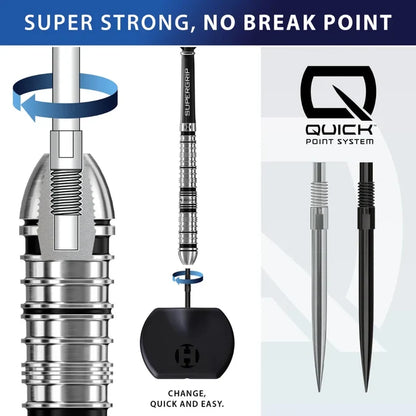 Harrows Smooth Quick Points Set of 3