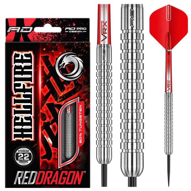 Red Dragon Hell Fire A 80% Tungsten Steel Tip Dart Set