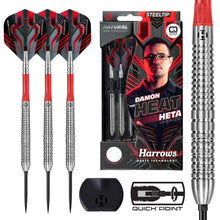 Harrows Damon Heta Natural 90% Tungsten Quick Point Steel Tip Dart Set