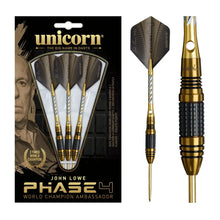Unicorn John Lowe W/C Phase 4 90% Tungsten Steel Tip Dart Set