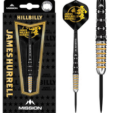 Mission James Hurrell Black PVD & Yellow 95% Tungsten Steel Tip Dart Set