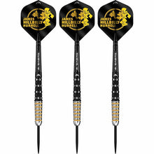 Mission James Hurrell Black PVD & Yellow 95% Tungsten Steel Tip Dart Set