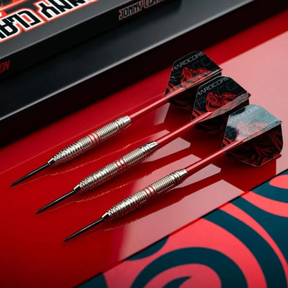 Red Dragon Jonny Clayton Brass Steel Tip Dart Set