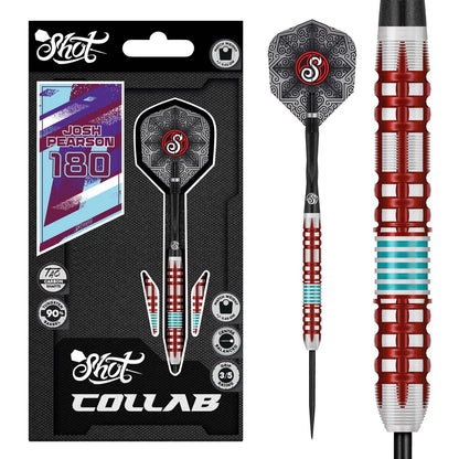 Shot Collab Josh Pearson 90% Tungsten Steel Tip Dart Set
