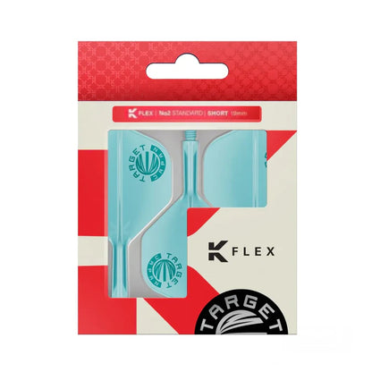Target Japan K-Flex Aqua Logo No2 Dart Flights
