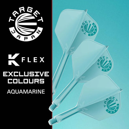 Target Japan K-Flex Aqua Logo No2 Dart Flights