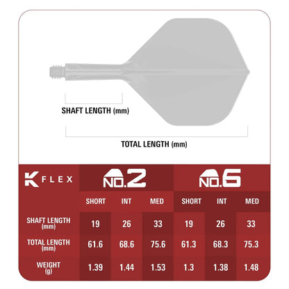 Target Japan K-Flex Aqua Logo No6 Dart Flights