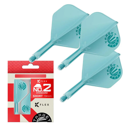 Target Japan K-Flex Aqua Logo No2 Dart Flights