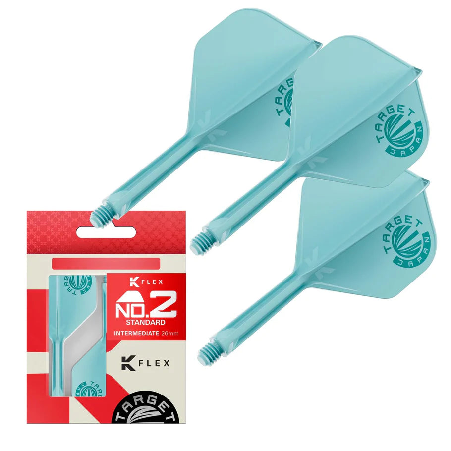 Target Japan K-Flex Aqua Logo No2 Dart Flights
