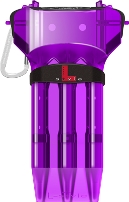 L-Style Krystal One Purple Dart Case