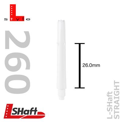 L-Style L-Shaft Locked Straight White