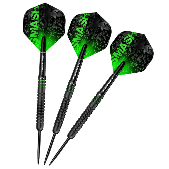 Mission Martin Lukeman Smash Black Titanium 90% Tungsten Steel Tip Dart Set